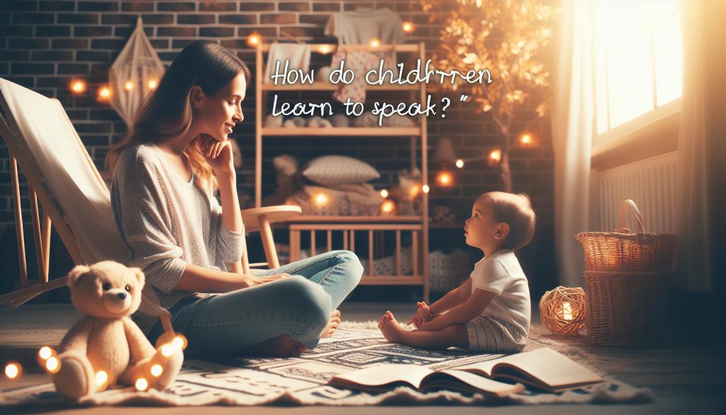 Jak se děti učí mluvit?